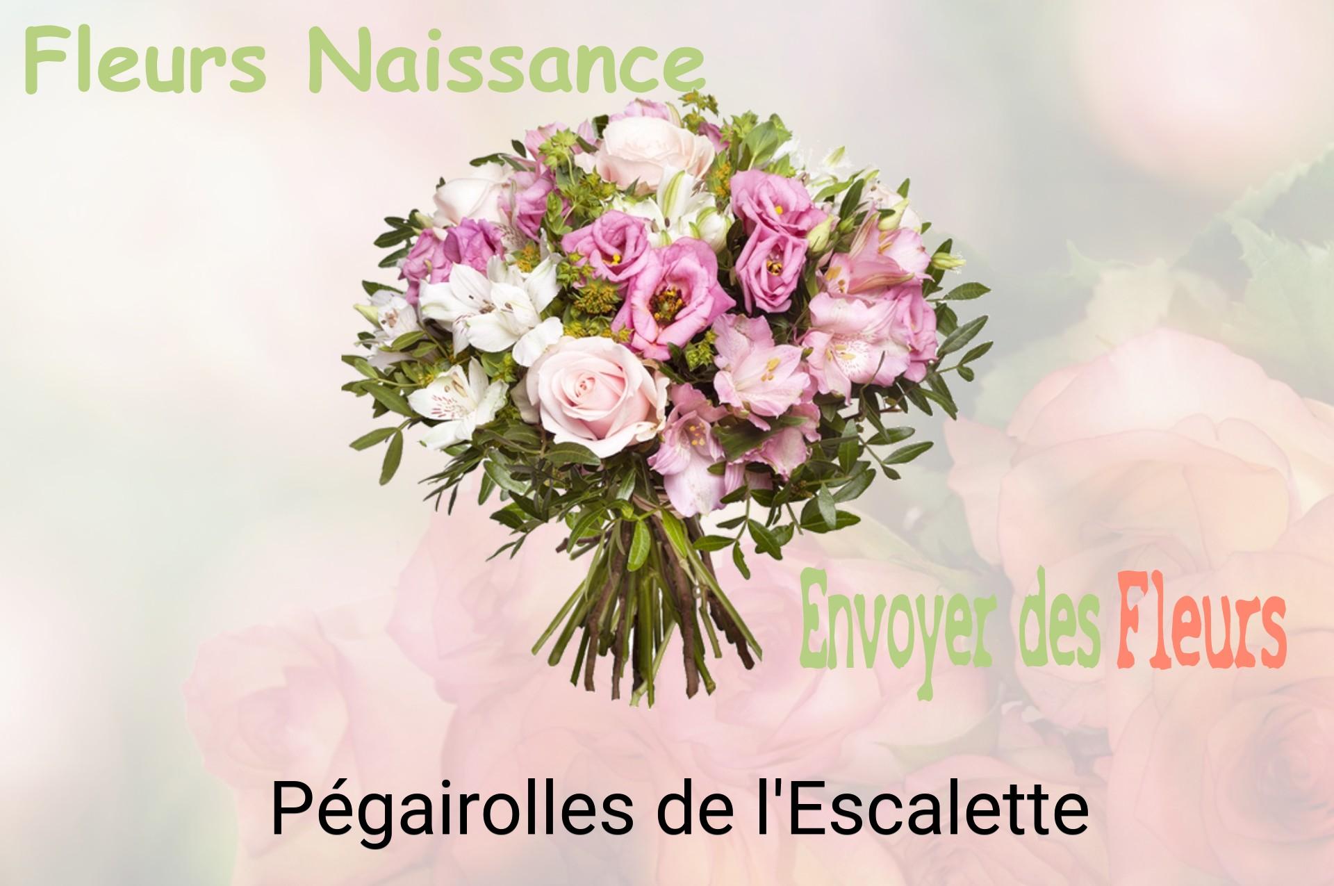 Bouquet de fleurs de naissance livré à Pégairolles-de-l'Escalette